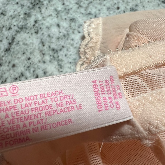 NEW Victoria’s Secret Sexy Little Things Pink Garter Slip Dress Babydoll 36C - Picture 8 of 8
